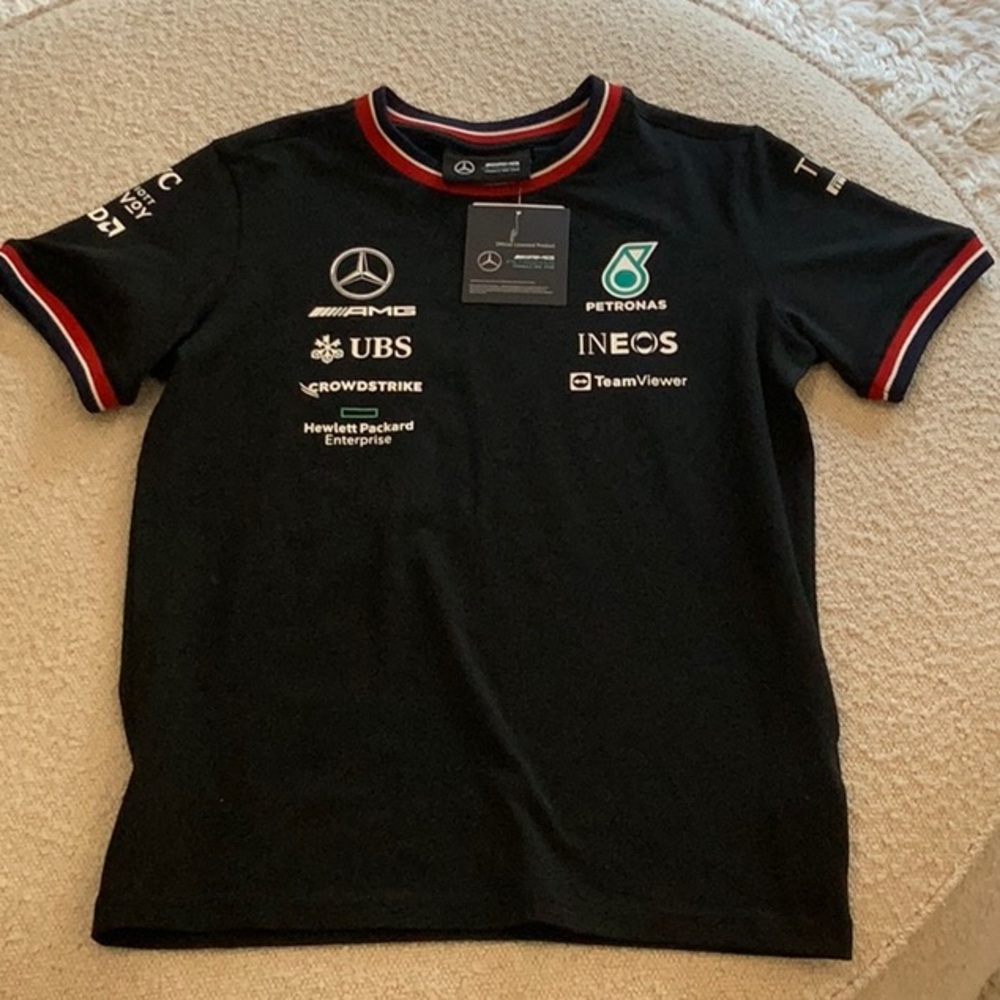 2024 AMG Merceds Formula 1 Tshirt kids